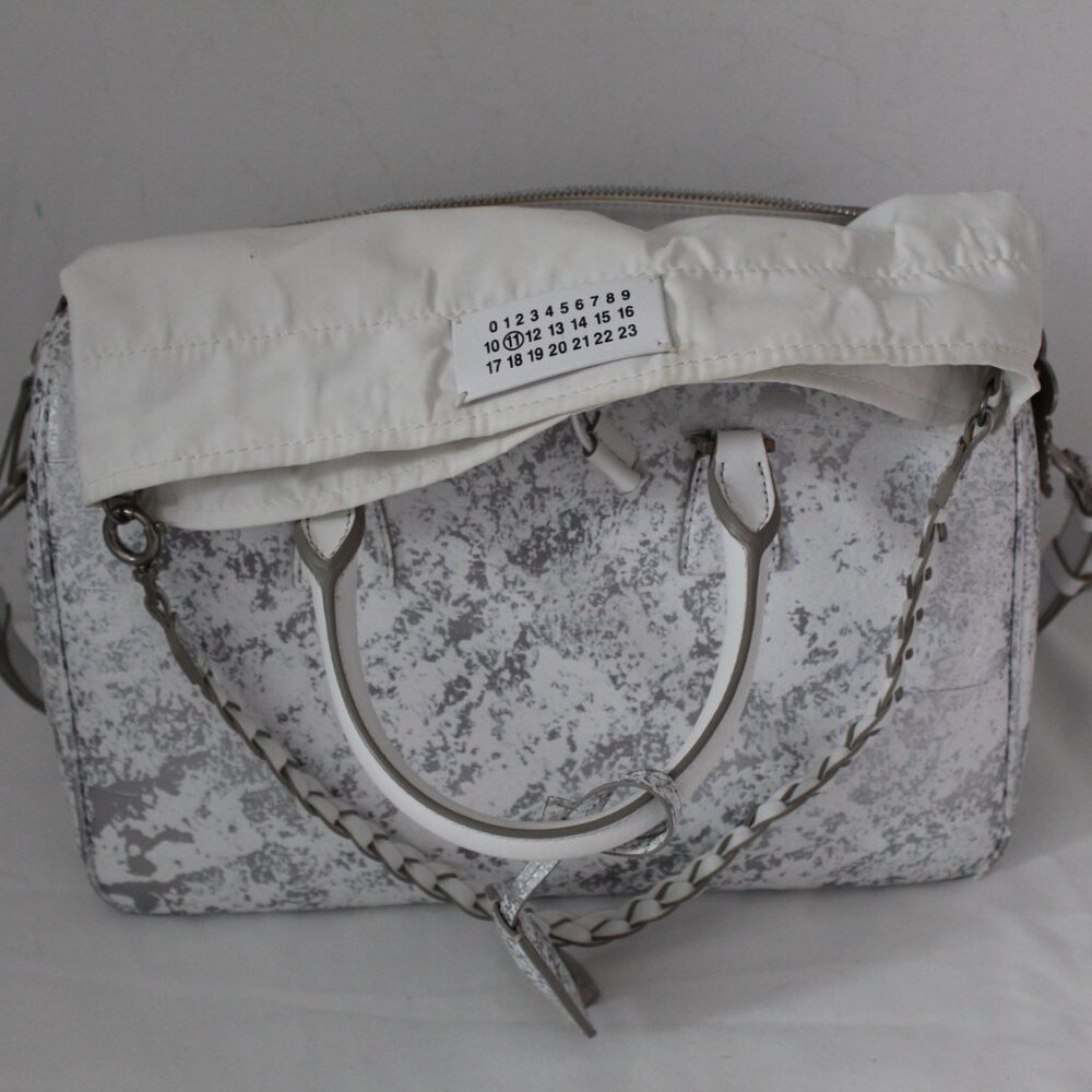 Maison Martin Margiela 5AC Loved to Death Crackle Satchel ShoulderBag Drawstring